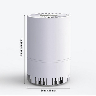 Viedais gaisa attīrītājs jonu auto dezodorētājs HEPA atsvaidzinātāji filtrs galddatora USB gaisa tīrītājs mājas automašīnai virtuvei guļamistabai birojam