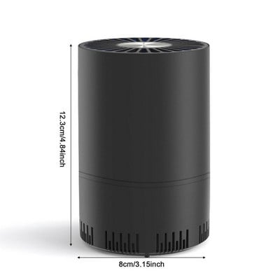 Viedais gaisa attīrītājs jonu auto dezodorētājs HEPA atsvaidzinātāji filtrs galddatora USB gaisa tīrītājs mājas automašīnai virtuvei guļamistabai birojam