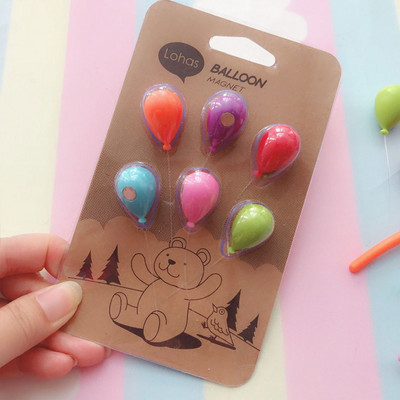 Jauks balons ar bultiņu tāfeles ziņojums Mājas dekors Ledusskapja magnēts Ledusskapja dekorēšana Dāvana virtuvei Uzlīme Plakāts Anime