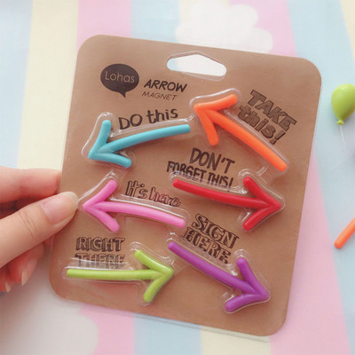 Jauks balons ar bultiņu tāfeles ziņojums Mājas dekors Ledusskapja magnēts Ledusskapja dekorēšana Dāvana virtuvei Uzlīme Plakāts Anime