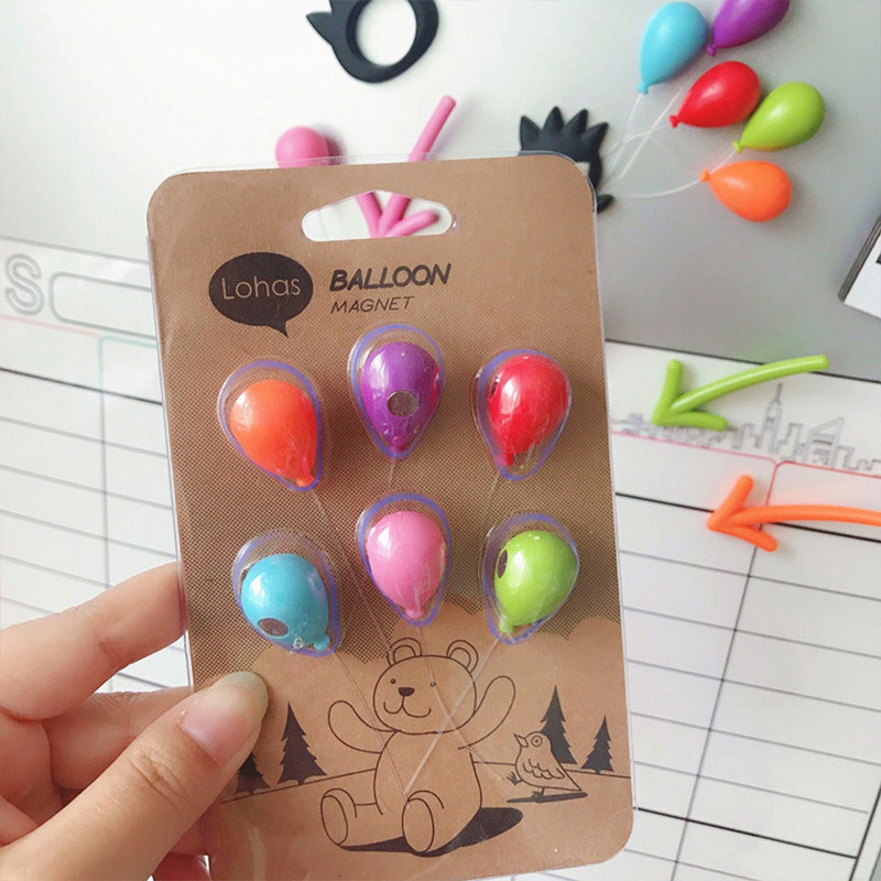 Jauks balons ar bultiņu tāfeles ziņojums Mājas dekors Ledusskapja magnēts Ledusskapja dekorēšana Dāvana virtuvei Uzlīme Plakāts Anime