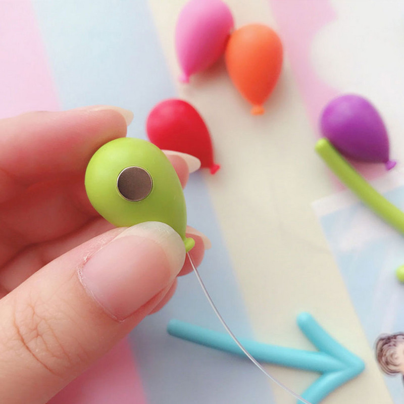 Jauks balons ar bultiņu tāfeles ziņojums Mājas dekors Ledusskapja magnēts Ledusskapja dekorēšana Dāvana virtuvei Uzlīme Plakāts Anime