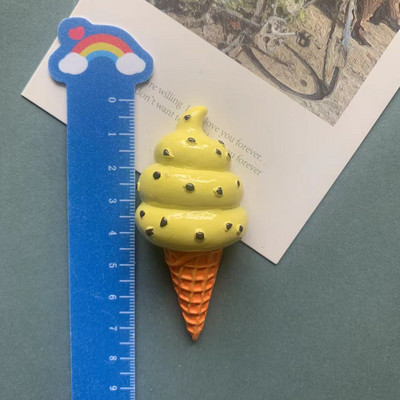 Iegādājieties 5 Saņemiet 1 bezmaksas simulācijas saldējuma ledusskapja magnētus mājas dekorēšanas magnēta ledusskapi