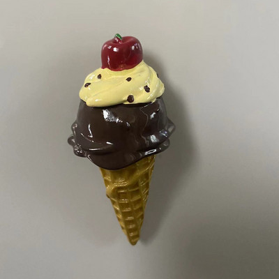 Iegādājieties 5 Saņemiet 1 bezmaksas simulācijas saldējuma ledusskapja magnētus mājas dekorēšanas magnēta ledusskapi