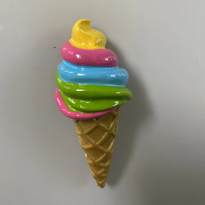 Iegādājieties 5 Saņemiet 1 bezmaksas simulācijas saldējuma ledusskapja magnētus mājas dekorēšanas magnēta ledusskapi