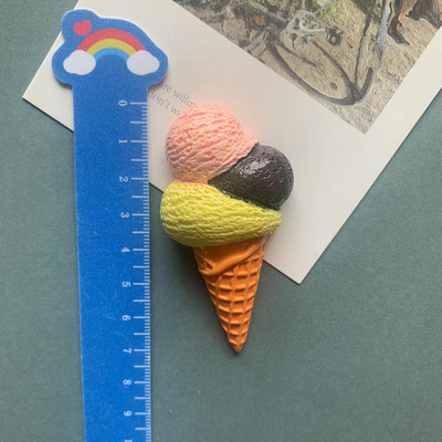 Iegādājieties 5 Saņemiet 1 bezmaksas simulācijas saldējuma ledusskapja magnētus mājas dekorēšanas magnēta ledusskapi