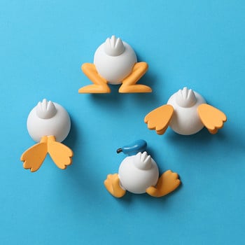 Cartoon Duck Ass Μαγνητικά αυτοκόλλητα ψυγείου Cute Suction Stone Ψυγείο Διακοσμητικά Αξεσουάρ Δώρα