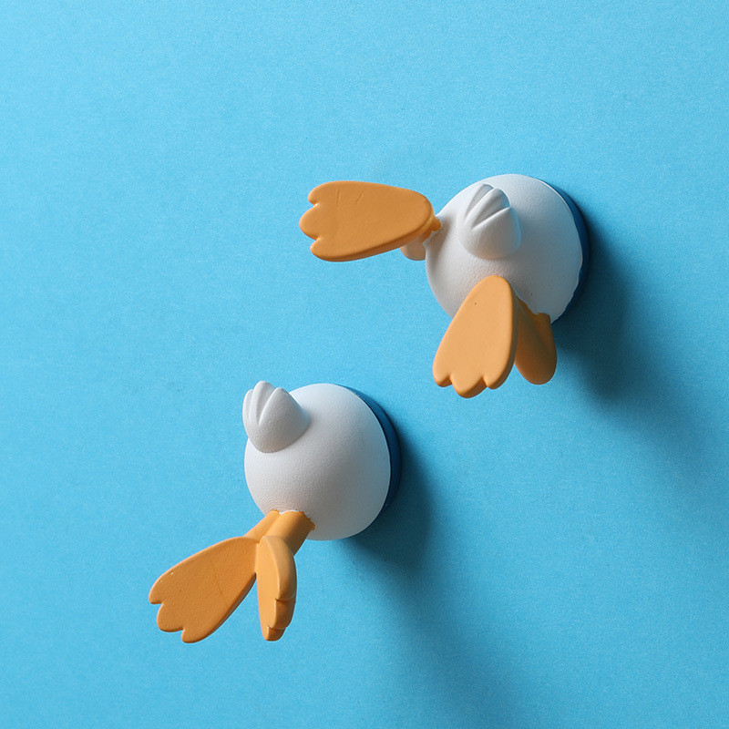 Karikatūra Duck Ass Magnētiskā ledusskapja uzlīmes Jauki sūkšanas akmens Ledusskapis Dekoratīvie aksesuāri Dāvanas