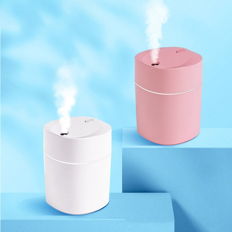 Új aroma diffúzor kis otthoni autós levegő hidratáló mini párásító USB porlasztó Tisztítsa meg a levegőt színes fények