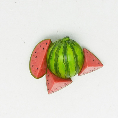 Design tridimensional creativ 3D, rășină, fructe, struguri, pepene verde, accesorii, decor acasă, magnet pentru frigider, decorare pentru frigider