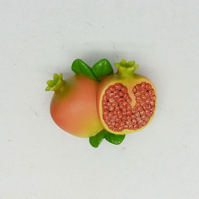 Design tridimensional creativ 3D, rășină, fructe, struguri, pepene verde, accesorii, decor acasă, magnet pentru frigider, decorare pentru frigider