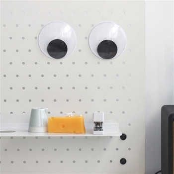 Αυτοκόλλητο αυτοκόλλητο τοίχου ψυγείου Googly Eyes Αστείο αυτοκόλλητο ντουλάπι κλιματιστικού για DIY Scrapbook Movable Dolls Eyeball