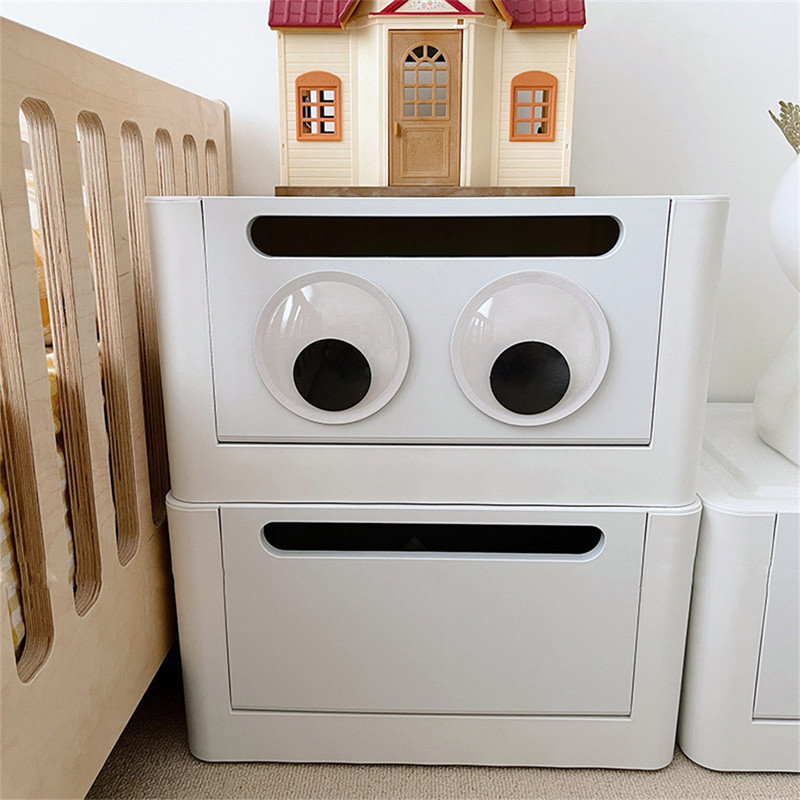 Samoljepljiva Googley Eyes zidna naljepnica za hladnjak Smiješna naljepnica za ormarić za klima uređaj za DIY spomenar Pokretne očne jabučice za lutke