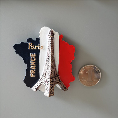 Pariisi suveniir Eiffeli torni külmkapimagnetid Prantsuse Provence`i turistide vaatamisväärsuste magnetkleebiste kaunistus külmiku kingitusel