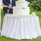 57 collu satīna apaļais galdauts kāzu poliestera apļveida galda pārklājs nestuves galds svārki galda pārsegs pusdienu galda dekors