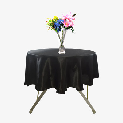 57 collu satīna apaļais galdauts kāzu poliestera apļveida galda pārklājs nestuves galds svārki galda pārsegs pusdienu galda dekors