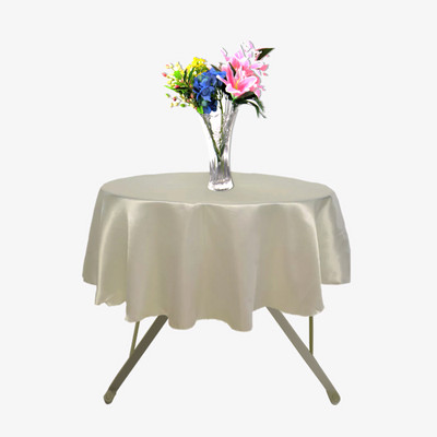 57 collu satīna apaļais galdauts kāzu poliestera apļveida galda pārklājs nestuves galds svārki galda pārsegs pusdienu galda dekors