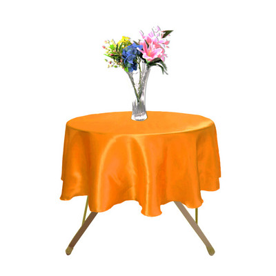57 collu satīna apaļais galdauts kāzu poliestera apļveida galda pārklājs nestuves galds svārki galda pārsegs pusdienu galda dekors