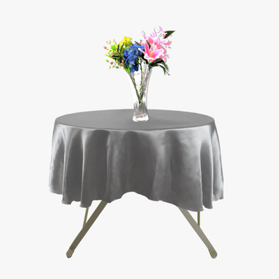 57 collu satīna apaļais galdauts kāzu poliestera apļveida galda pārklājs nestuves galds svārki galda pārsegs pusdienu galda dekors