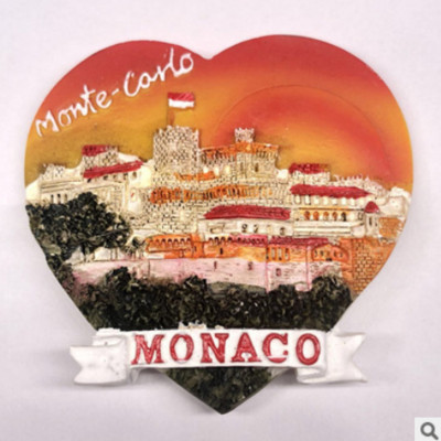 Ledusskapji Magnēti Suvenīrs Santorini Grieķija Ledusskapis Paste Kusadasi Turcija Monako 3D Sveķi Ziņojumu Uzlīmes Jauki Magnēti Dāvana