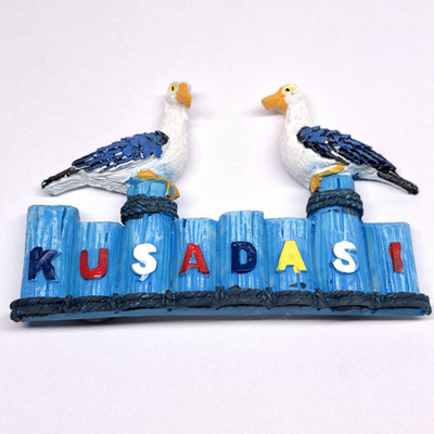 Ledusskapji Magnēti Suvenīrs Santorini Grieķija Ledusskapis Paste Kusadasi Turcija Monako 3D Sveķi Ziņojumu Uzlīmes Jauki Magnēti Dāvana