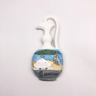 Ledusskapji Magnēti Suvenīrs Santorini Grieķija Ledusskapis Paste Kusadasi Turcija Monako 3D Sveķi Ziņojumu Uzlīmes Jauki Magnēti Dāvana