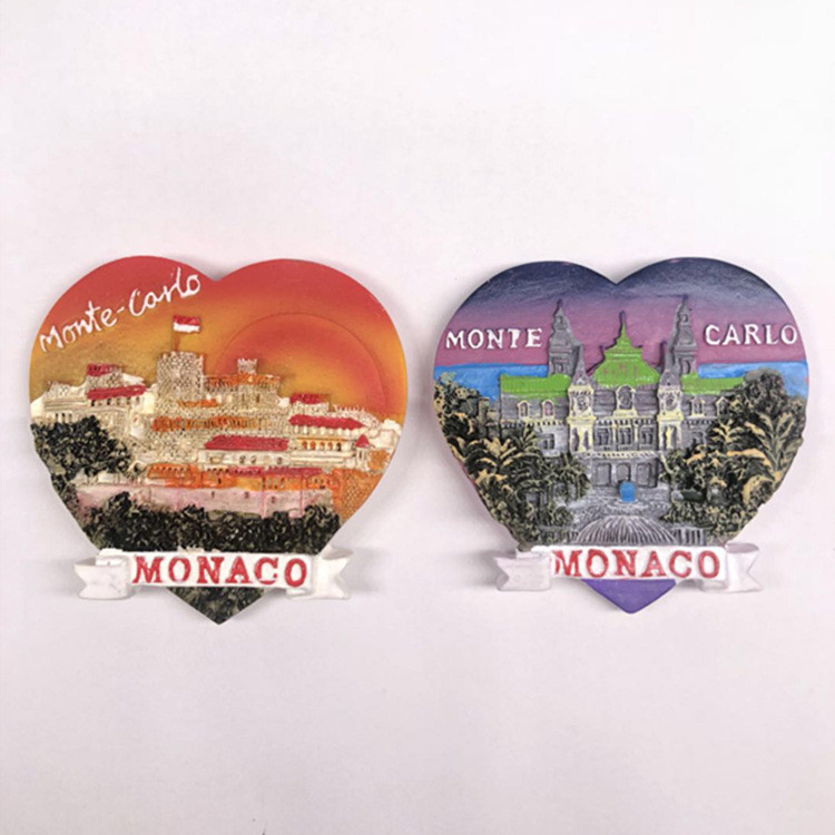 Ledusskapji Magnēti Suvenīrs Santorini Grieķija Ledusskapis Paste Kusadasi Turcija Monako 3D Sveķi Ziņojumu Uzlīmes Jauki Magnēti Dāvana