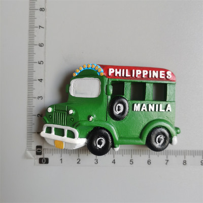 Filipini Boracay Magneti za hladnjak Turistički suvenir 3d Rukotvorine od smole Magnetski hladnjak Magnetske naljepnice Dekor otvarača za boce