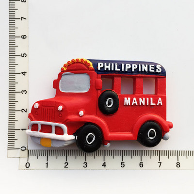 Filipini Boracay Magneti za hladnjak Turistički suvenir 3d Rukotvorine od smole Magnetski hladnjak Magnetske naljepnice Dekor otvarača za boce