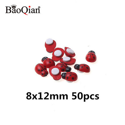 100 komada ručnih mini drvenih bubamara spužva samoljepljivih naljepnica mini magneta za hladnjak za uređenje doma za albume