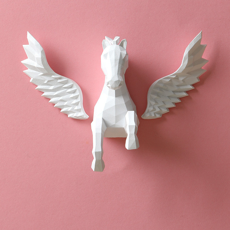 Pegasus hűtőmatrica mágneses mágneses matrica mágneses hűtőszekrény dekoráció 3D európai kreatív vasmágneses ajándék