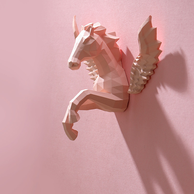 Pegasus hűtőmatrica mágneses mágneses matrica mágneses hűtőszekrény dekoráció 3D európai kreatív vasmágneses ajándék