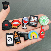 1Gb PVC Cute karikatūra Ledusskapja Magnēti Cepure Vīns Ipad Lūpas Varavīksnes Ledusskapis Magnētiskā Uzlīme Kancelejas preces Rotaļlieta DIY Mājas dekorēšana