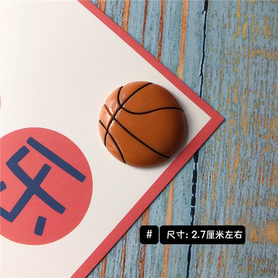 Kūrybiniai sportinio kamuolio šaldytuvo magnetai Krepšinio Futbolo Tinklinio Regbio Ankstyvojo ugdymo magnetiniai lipdukai