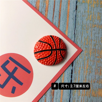 Kūrybiniai sportinio kamuolio šaldytuvo magnetai Krepšinio Futbolo Tinklinio Regbio Ankstyvojo ugdymo magnetiniai lipdukai