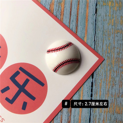 Kūrybiniai sportinio kamuolio šaldytuvo magnetai Krepšinio Futbolo Tinklinio Regbio Ankstyvojo ugdymo magnetiniai lipdukai