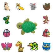 1vnt PVC Mieli animaciniai gyvūnai Šaldytuvo magnetas Puikus šuo namų dekoravimo priedai Šaldytuvo magnetai Šaldytuvo magneto dekoras