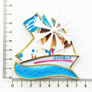Гърция Пътуващи сувенири Магнити за хладилник Гръцка курортна култура Туристически сувенири Магнитни стикери за фото стена Декорация на дома