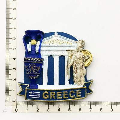 Graikija Keliaujantys suvenyrai Šaldytuvo magnetai Graikijos kurortų kultūros turistų suvenyrai Magnetiniai lipdukai, skirti nuotraukų sienai namų dekoravimui