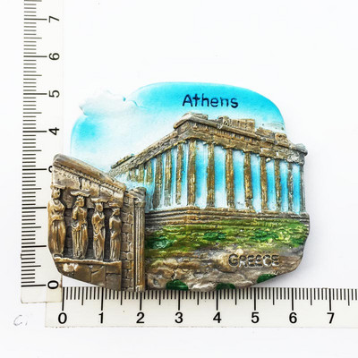 Graikija Keliaujantys suvenyrai Šaldytuvo magnetai Graikijos kurortų kultūros turistų suvenyrai Magnetiniai lipdukai, skirti nuotraukų sienai namų dekoravimui