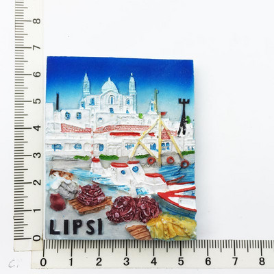 Graikija Keliaujantys suvenyrai Šaldytuvo magnetai Graikijos kurortų kultūros turistų suvenyrai Magnetiniai lipdukai, skirti nuotraukų sienai namų dekoravimui