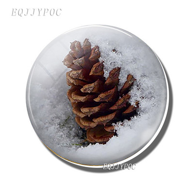 Gėlių 30 mm stiklinis šaldytuvo magnetas rožių kiaulpienių aguonų lotoso vyšnių žiedų orchidėjų margalapių lenta šaldytuvo magnetai