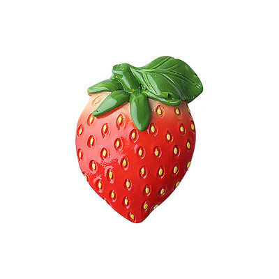 Ins 3DResin Bionic pārtikas ledusskapis magnētiskās uzlīmes jaukas virtuves reālistiskas augļu stereoskopiskas dekoratīvas sienas ledusskapja suvenīrs