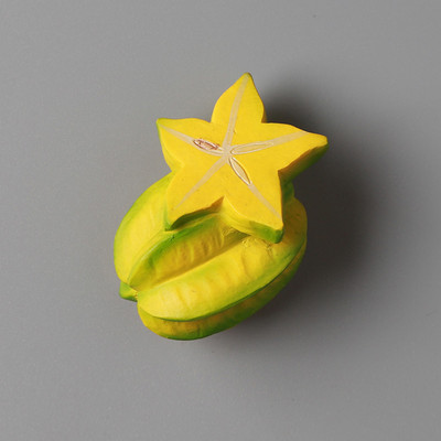 Ins 3DResin Bionic pārtikas ledusskapis magnētiskās uzlīmes jaukas virtuves reālistiskas augļu stereoskopiskas dekoratīvas sienas ledusskapja suvenīrs