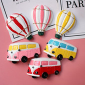 Karsta gaisa balons Stereo sveķu ledusskapja magnēts Jauka multfilma Radoša magnētiskais ledusskapja magnēts mājas dekorēšana