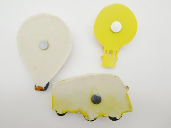 Балон с горещ въздух Стерео смола Магнит за хладилник Сладък анимационен филм Творчески магнит за хладилник Декорация на дома