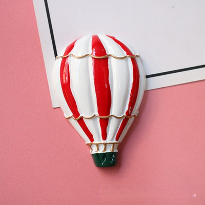 Karsta gaisa balons Stereo sveķu ledusskapja magnēts Jauka multfilma Radoša magnētiskais ledusskapja magnēts mājas dekorēšana