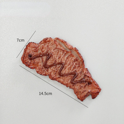 Pārtikas imitācija Ledusskapja magnēti Virtuves dekorēšana Simulācija Piens Olas Maize Pārtika Ledusskapis Magnētiskās uzlīmes Mājas dekorēšana