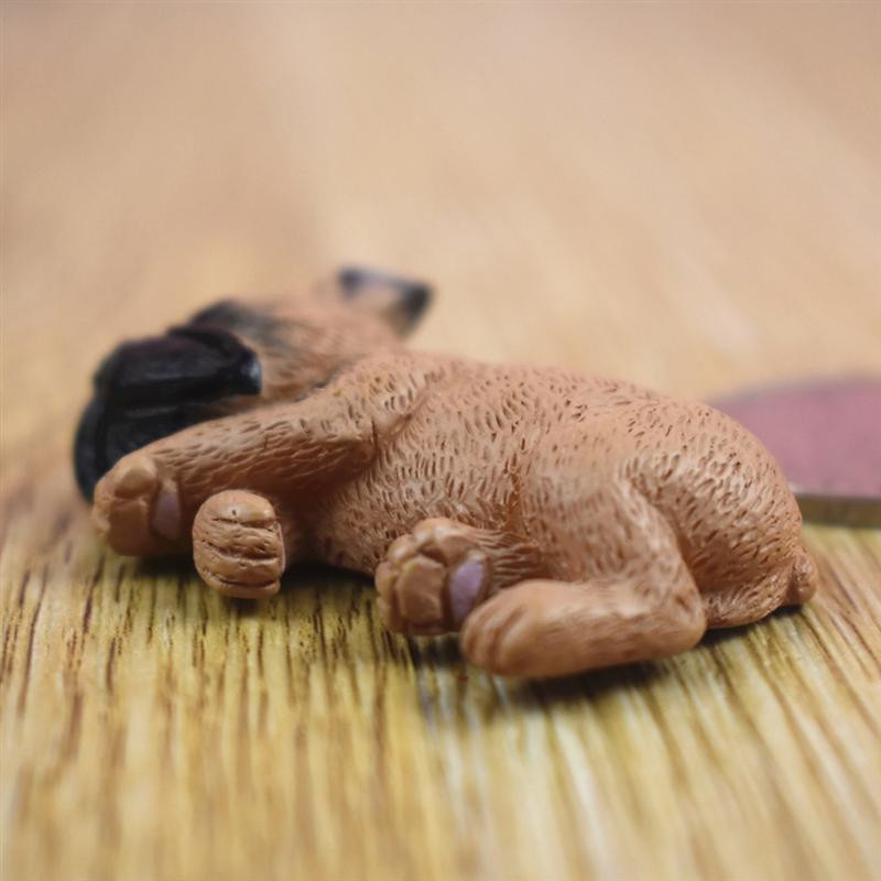 Jauks guļošais suns 3D franču buldoga magnēts ledusskapja tāfeles magnēti biroja mājas dekorēšanai