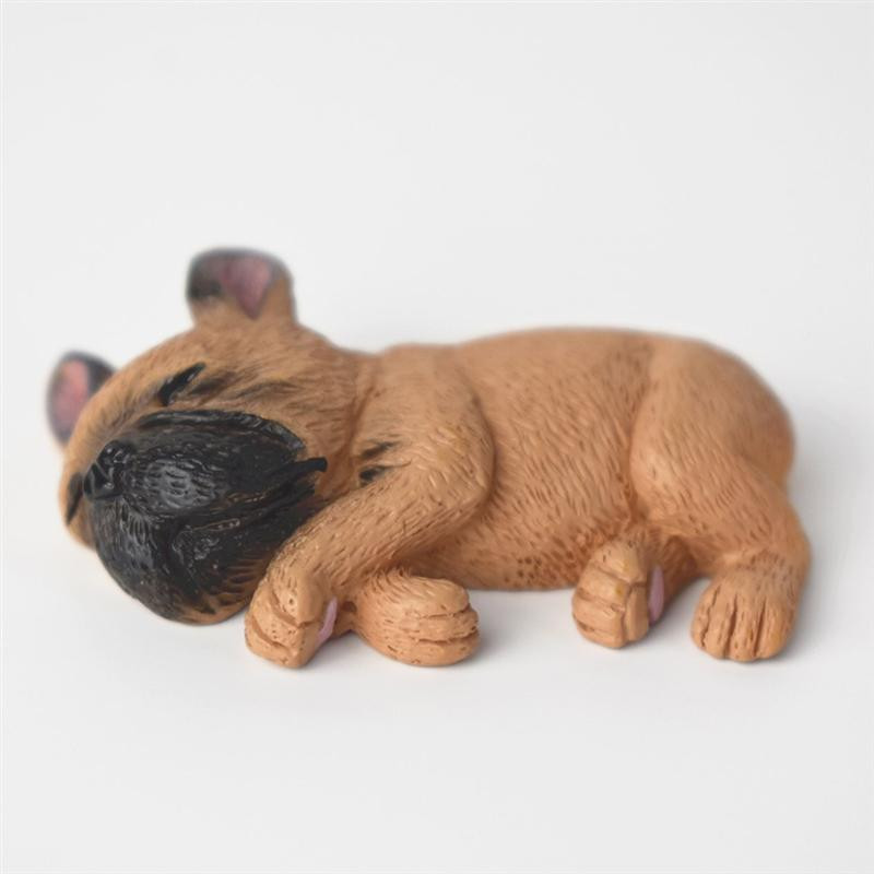 Jauks guļošais suns 3D franču buldoga magnēts ledusskapja tāfeles magnēti biroja mājas dekorēšanai